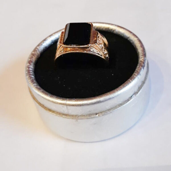 Inel,ghiul bărbați,placat cu aur de 24k