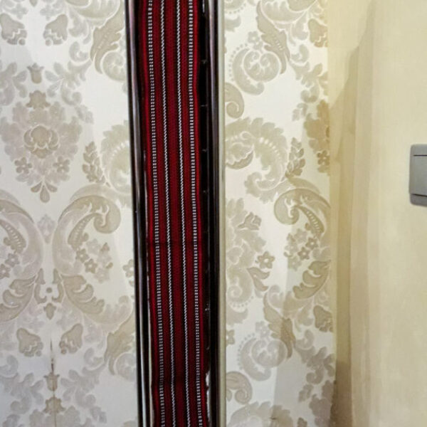 Brau tradițional,tesut,pe nuanțe de roșu,lung:1,50m/8cm