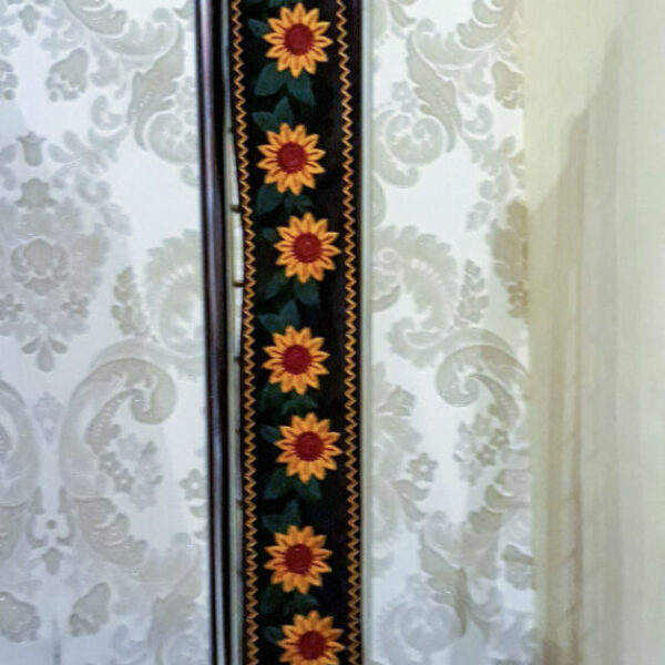 Brau damă tradițional,model"floarea soarelui"lung.-91 cm/8 cm